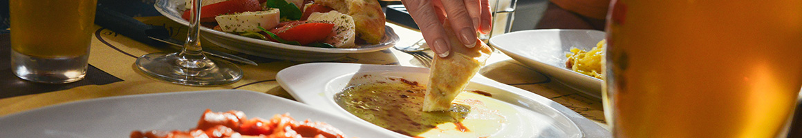 Eating Mediterranean at Cleopatra Mediterranean Cuisine restaurant in Harvey, LA.